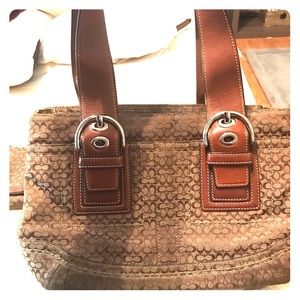 Coach purse and matching wallet